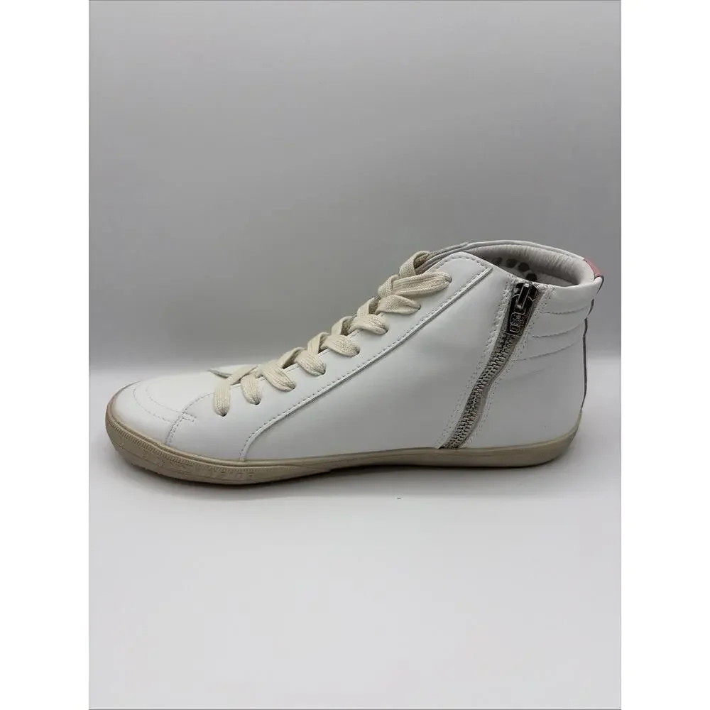 Golden Goose Limited Edition Pearl & Pink embellishments High Top Sz 41 EUR